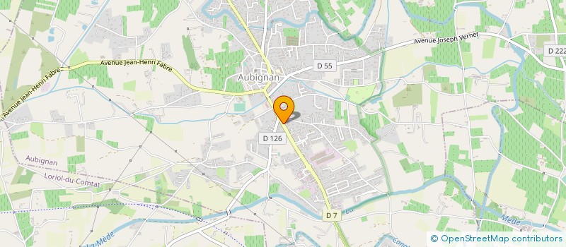 localisation de l'entreprise MADAME MARIE CLAIRE CALAMEL  AUBIGNAN