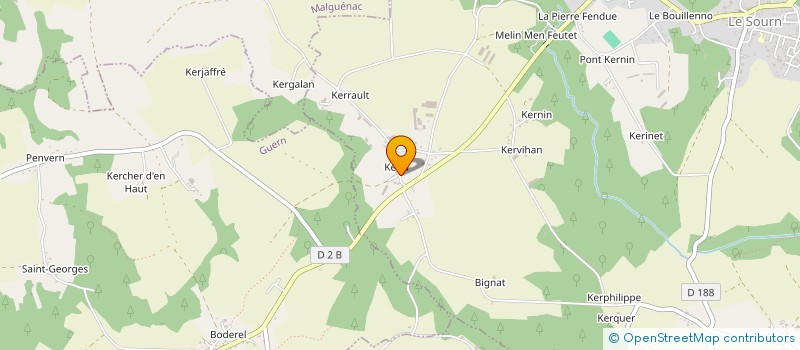 localisation de l'entreprise MADAME MARIE-CLAIRE CASIMIR  LE SOURN