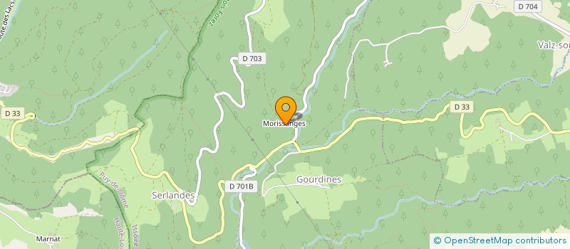 localisation de l'entreprise MADAME MARIE CLAIRE CHAMEROY  SAINT-JEAN-SAINT-GERVAIS