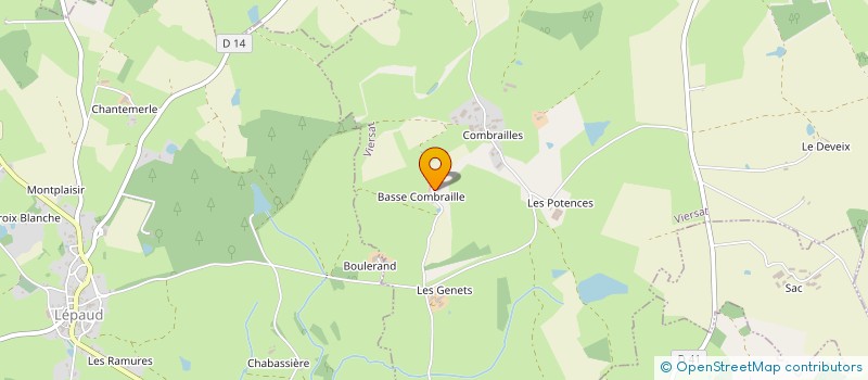 localisation de l'entreprise MADAME MARIE-CLAIRE CHATARD  LEPAUD