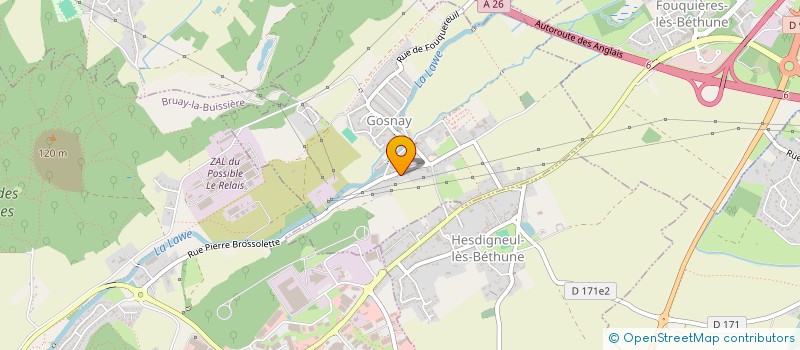 localisation de l'entreprise MADAME MARIE CLAIRE COCART  GOSNAY