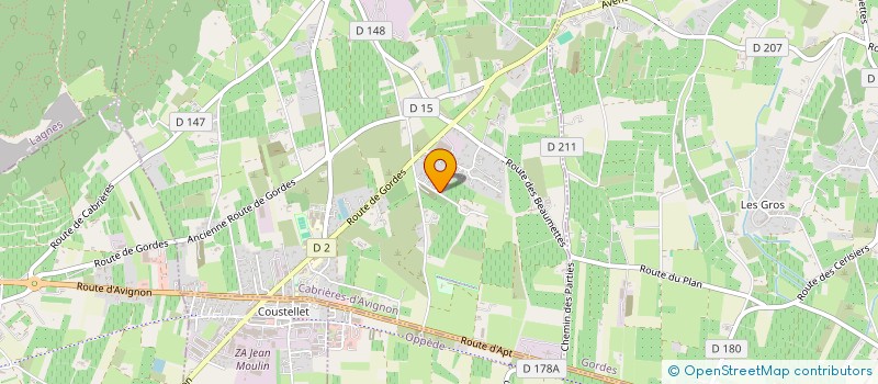 localisation de l'entreprise MADAME MARIE CLAIRE COCCO  CABRIERES-D'AVIGNON