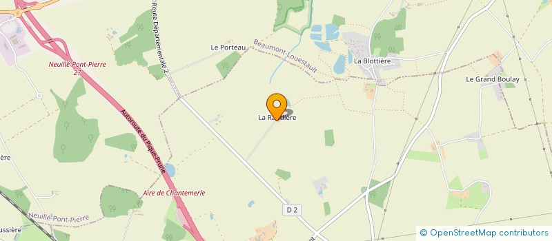 localisation de l'entreprise MADAME MARIE-CLAIRE CORTOT  ROUZIERS-DE-TOURAINE