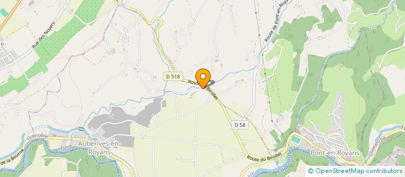 localisation de l'entreprise MADAME MARIE-CLAIRE DA EIRA  AUBERIVES-EN-ROYANS