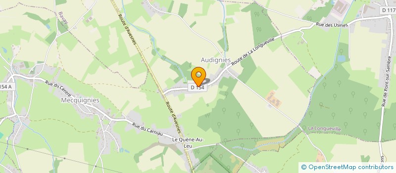 localisation de l'entreprise MADAME MARIE CLAIRE DECAMPS  AUDIGNIES