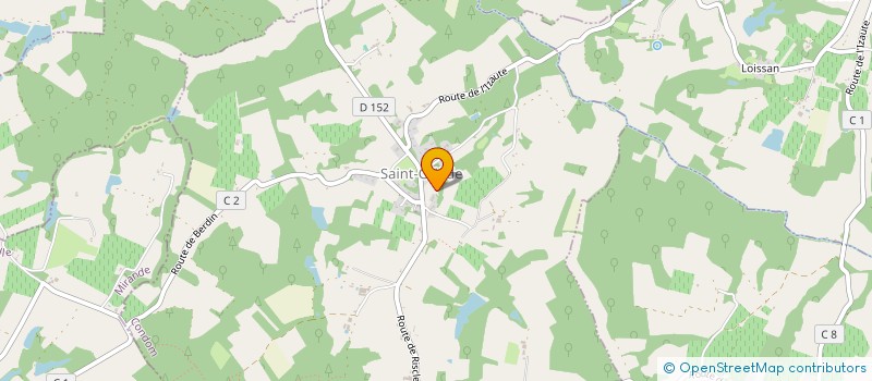 localisation de l'entreprise MADAME MARIE CLAIRE DEGARDIN  SAINT-GRIEDE