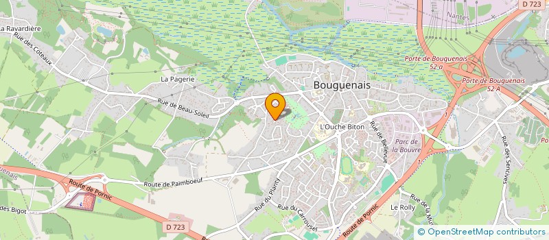 localisation de l'entreprise MADAME MARIE CLAIRE DO THI THIEN THU à BOUGUENAIS