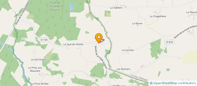 localisation de l'entreprise MADAME MARIE CLAIRE DUPONT  SAINT-GEORGES-DE-ROUELLEY