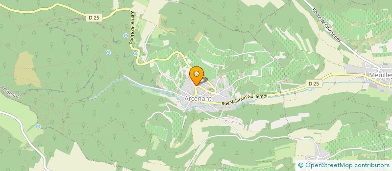 localisation de l'entreprise MADAME MARIE CLAIRE ECARD  ARCENANT