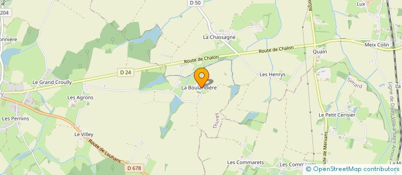 localisation de l'entreprise MADAME MARIE-CLAIRE EUVRARD  THUREY