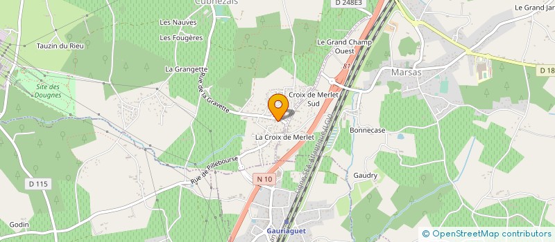 localisation de l'entreprise MADAME MARIE-CLAIRE EYMAS  CUBNEZAIS