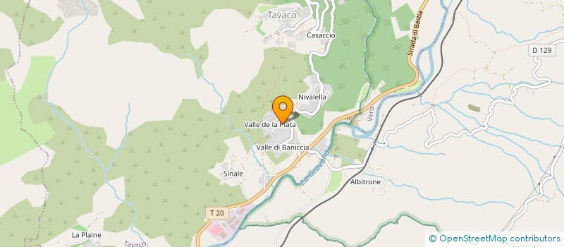 localisation de l'entreprise MADAME MARIE-CLAIRE FATTICCI  TAVACO