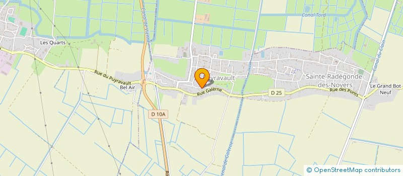 localisation de l'entreprise MADAME MARIE-CLAIRE FAUCHER  PUYRAVAULT