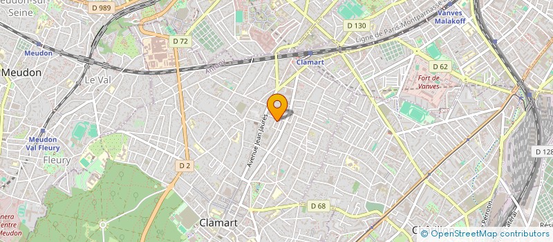 localisation de l'entreprise MADAME MARIE-CLAIRE FLEURY à CLAMART