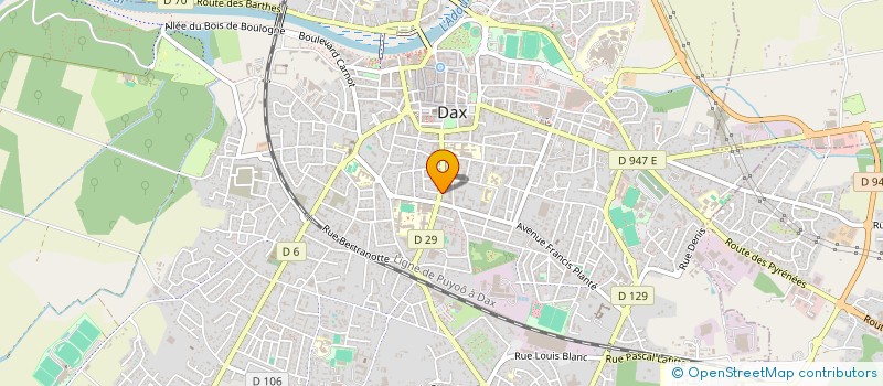 localisation de l'entreprise MADAME MARIE-CLAIRE FONDA  DAX