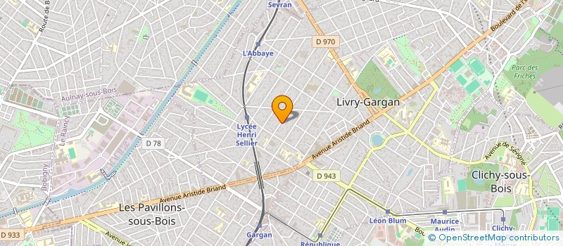 localisation de l'entreprise MADAME MARIE-CLAIRE GARNIER  LIVRY-GARGAN