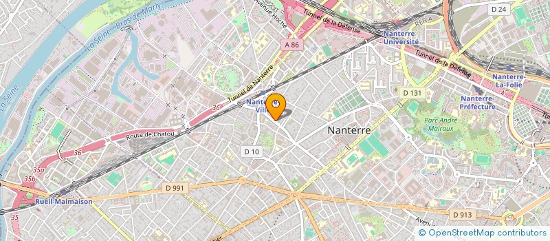 localisation de l'entreprise MADAME MARIE-CLAIRE GAY à NANTERRE