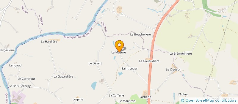 localisation de l'entreprise MADAME MARIE-CLAIRE GIRAULT  MARTIGNE-SUR-MAYENNE