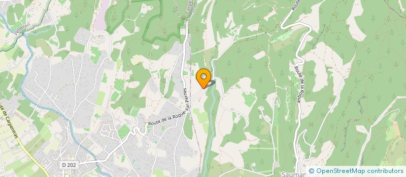 localisation de l'entreprise MADAME MARIE-CLAIRE GIRERD  SAUMANE-DE-VAUCLUSE