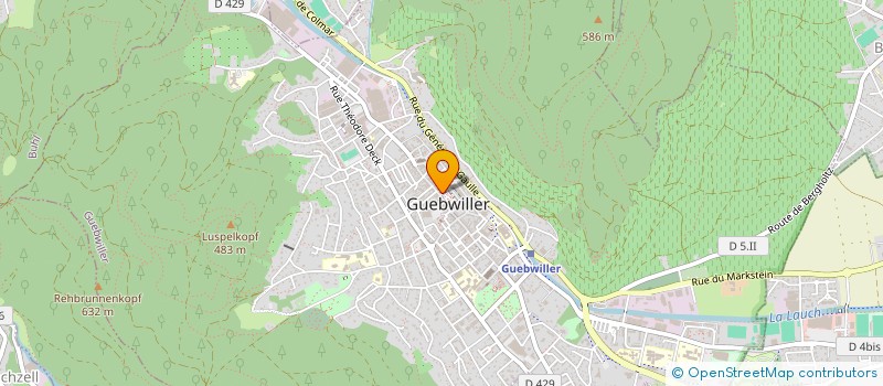 localisation de l'entreprise MADAME MARIE-CLAIRE GOLLENTZ  BERGHOLTZ