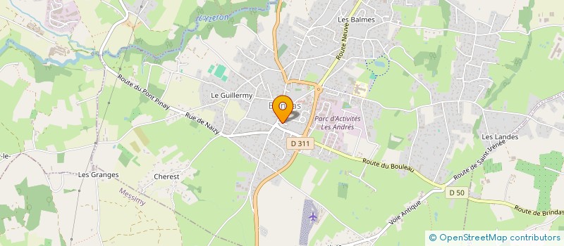 localisation de l'entreprise MADAME MARIE-CLAIRE GUERDENER  BRINDAS