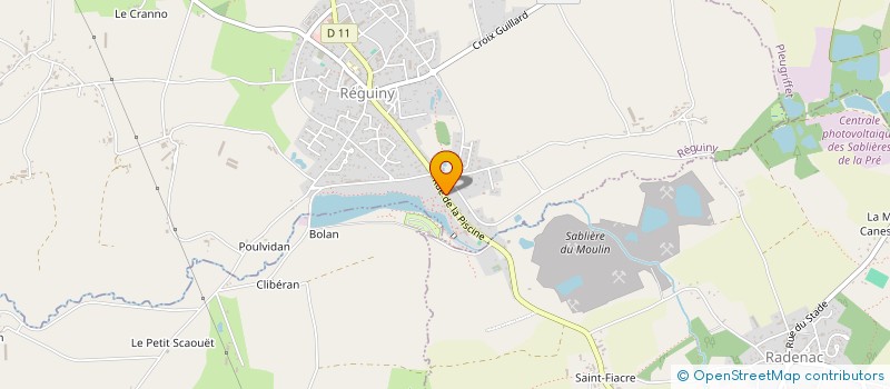 localisation de l'entreprise MADAME MARIE-CLAIRE GUILLAUME  REGUINY