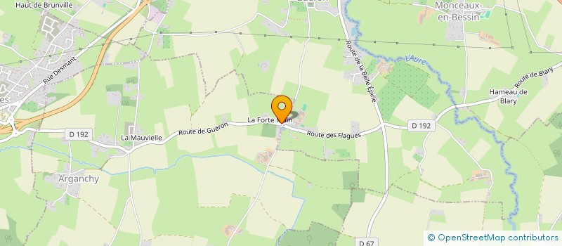 localisation de l'entreprise MADAME MARIE-CLAIRE HERICHER  ARGANCHY