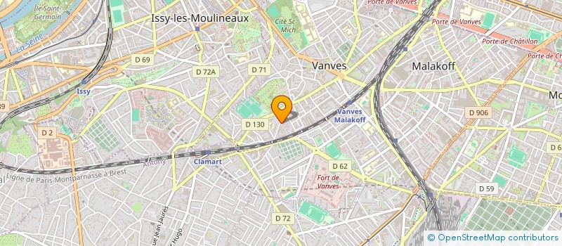 localisation de l'entreprise MADAME MARIE-CLAIRE HILAIRE  VANVES