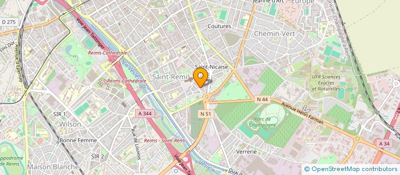 localisation de l'entreprise MADAME MARIE CLAIRE JONGEN  REIMS