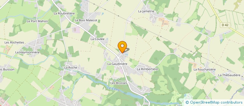 localisation de l'entreprise MADAME MARIE CLAIRE JOUZEL  VIGNEUX-DE-BRETAGNE