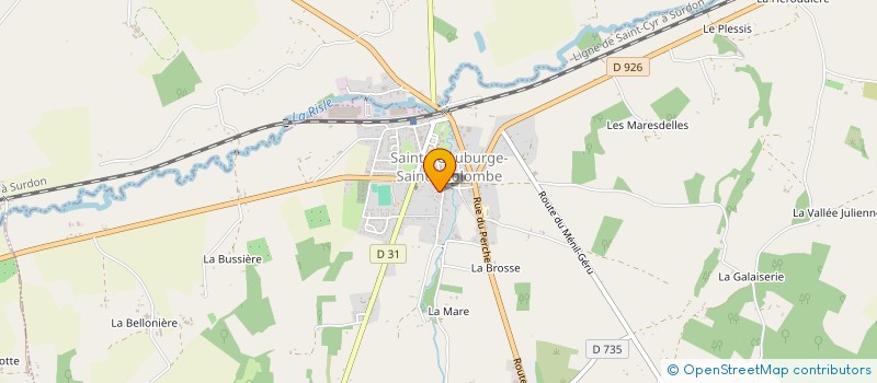 localisation de l'entreprise MADAME MARIE-CLAIRE LABESSE à SAINTE-GAUBURGE-SAINTE-COLOMBE