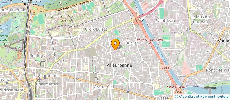 localisation de l'entreprise MADAME MARIE-CLAIRE LACHAUME  VILLEURBANNE