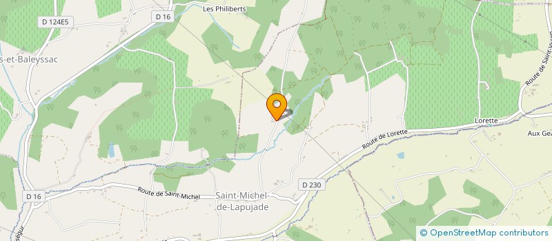 localisation de l'entreprise MADAME MARIE CLAIRE LE TERRIER  SAINT-MICHEL-DE-LAPUJADE