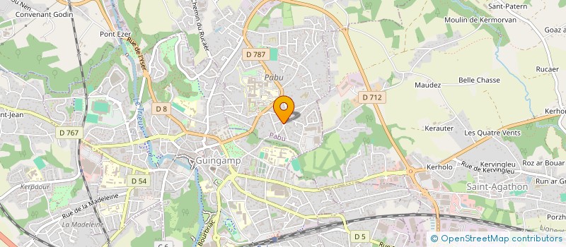 localisation de l'entreprise MADAME MARIE-CLAIRE LEC HVIEN  PABU