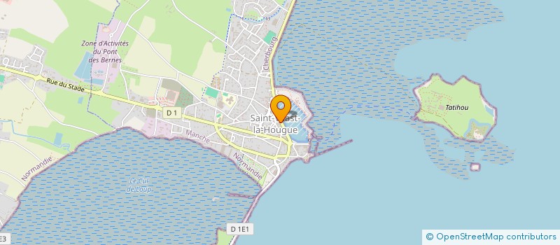 localisation de l'entreprise MADAME MARIE-CLAIRE LECONTE  SAINT-VAAST-LA-HOUGUE