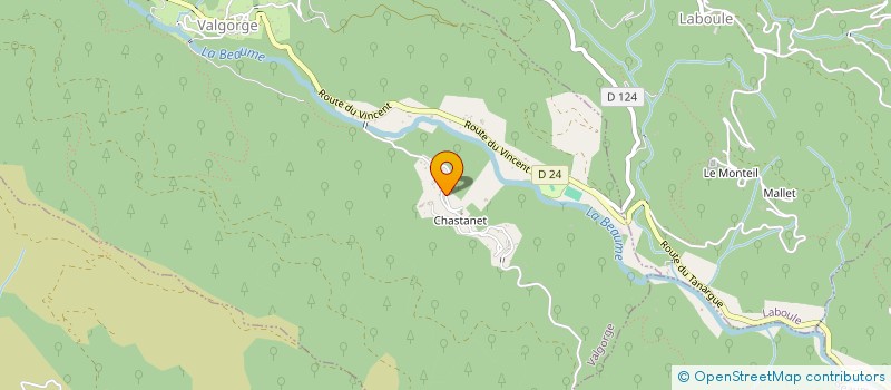 localisation de l'entreprise MADAME MARIE-CLAIRE LECOQ  VALGORGE