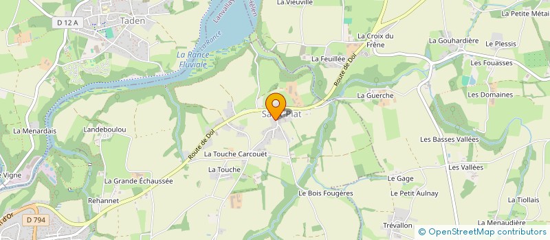 localisation de l'entreprise MADAME MARIE CLAIRE LEGOSLES  LANVALLAY