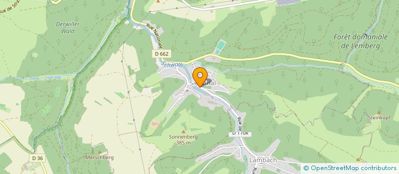 localisation de l'entreprise MADAME MARIE-CLAIRE LEJEUNE  SIERSTHAL