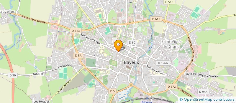 localisation de l'entreprise MADAME MARIE-CLAIRE LEROY  BAYEUX