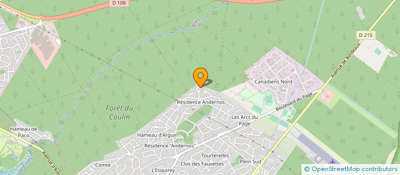 localisation de l'entreprise MADAME MARIE CLAIRE LOUISET  LE TEICH