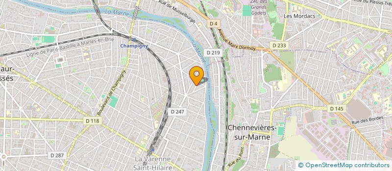 localisation de l'entreprise MADAME MARIE-CLAIRE LUCIEN à SAINT-MAUR-DES-FOSSES