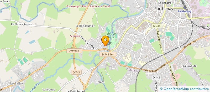 localisation de l'entreprise MADAME MARIE-CLAIRE LUMINEAU  LE TALLUD