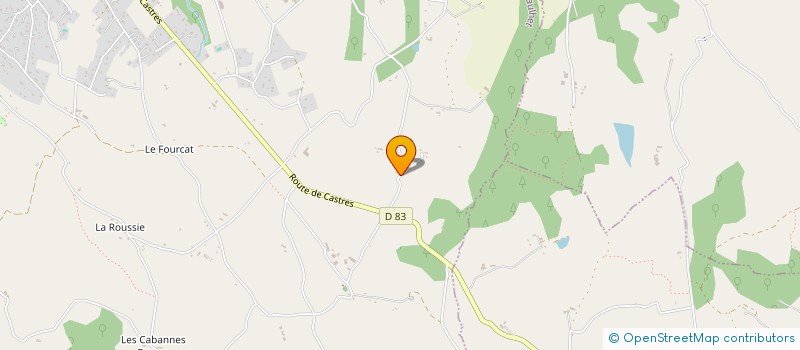 localisation de l'entreprise MADAME MARIE CLAIRE MAGNIER  GRAULHET