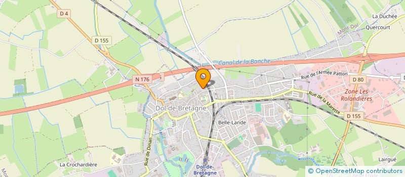 localisation de l'entreprise MADAME MARIE-CLAIRE MANET  DOL-DE-BRETAGNE