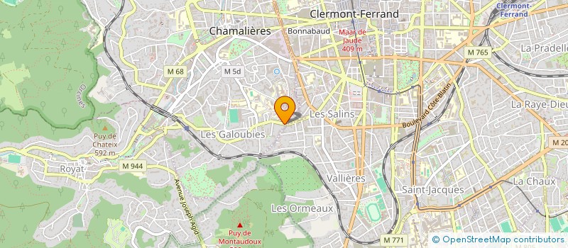 localisation de l'entreprise MADAME MARIE-CLAIRE MAS  CHAMALIERES