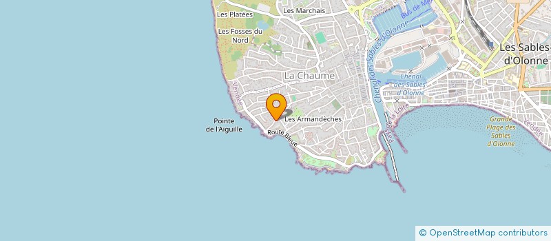 localisation de l'entreprise MADAME MARIE-CLAIRE MATHIEU à LES SABLES D'OLONNE