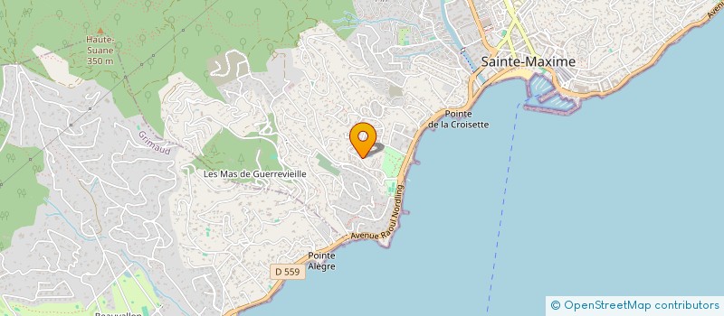 localisation de l'entreprise MADAME MARIE-CLAIRE MAUBLANC à SAINTE-MAXIME
