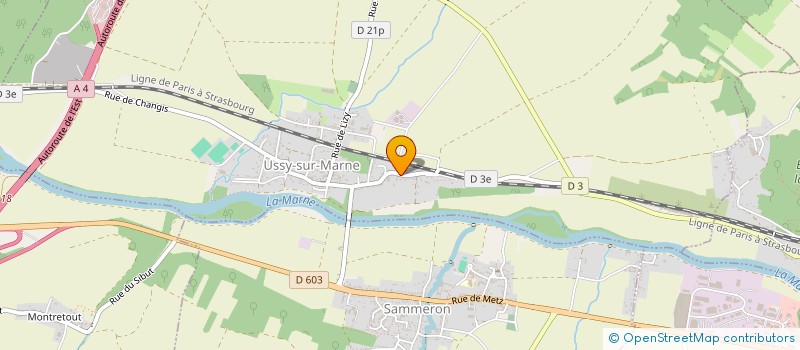 localisation de l'entreprise MADAME MARIE-CLAIRE MICHAUD  USSY-SUR-MARNE