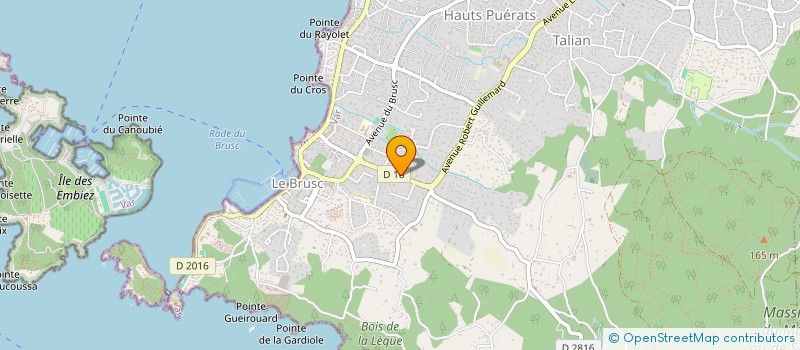 localisation de l'entreprise MADAME MARIE-CLAIRE MOLINARI à SIX-FOURS-LES-PLAGES