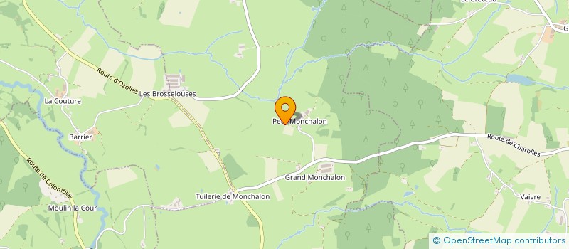 localisation de l'entreprise MADAME MARIE CLAIRE MOULIN  OZOLLES